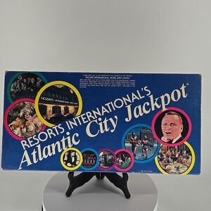 Resorts International's Atlantic City Jackpot Vintage Board Game 100% Complete